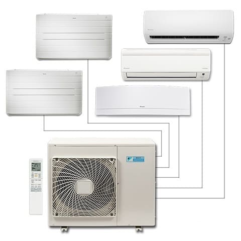 pompe a chaleur Daikin multisplit